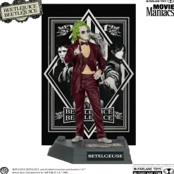Beetlejuice Beetlejuice (2024) - Beetlejuice (Betelgeuse) Movie Maniacs 6" Scale PVC Statue
