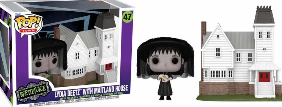 Beetlejuice Beetlejuice (2024) - Lydia Deetz with Maitland House Pop! Town Vinyl Figure