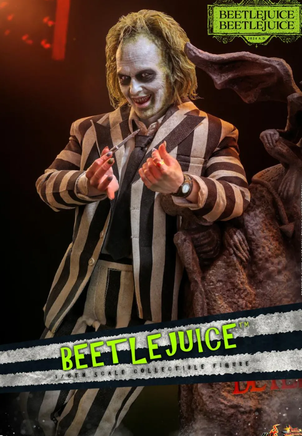 Beetlejuice Beetlejuice (2024) - Beetlejuice 1/6th Scale Hot Toys Action Figure