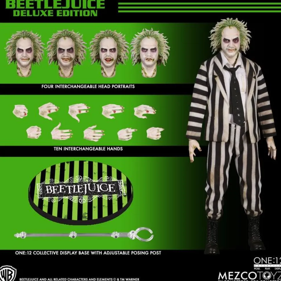 Beetlejuice Beetlejuice - Beetlejuice Deluxe One:12 Collective Action Figure