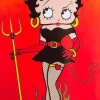 Betty Boop - Betty Boop x Color Bars Devil 8.25” Skateboard Deck (Deck Only)