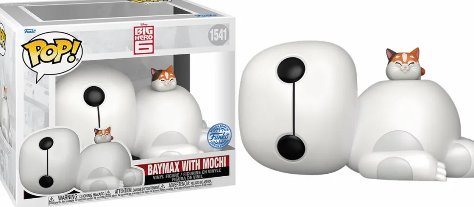 Big Hero 6 - Baymax with Mochi Super Sized 6" Pop! Vinyl Figure (Popcultcha Exclusive)