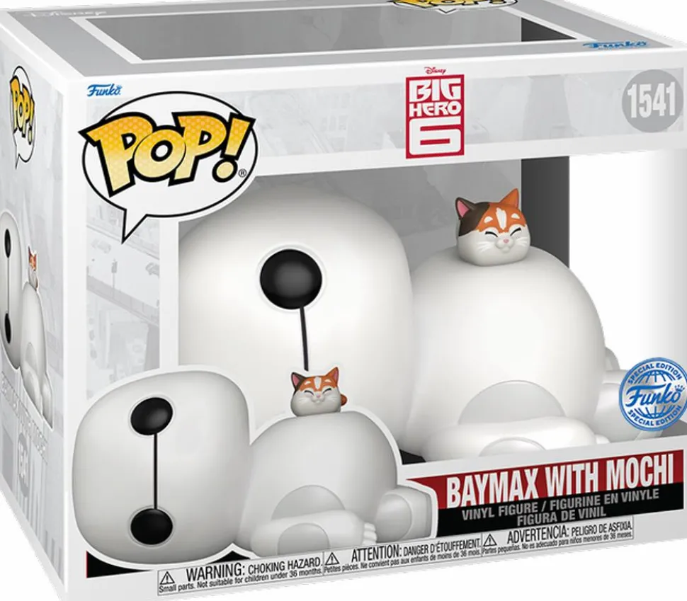 Big Hero 6 - Baymax with Mochi Super Sized 6" Pop! Vinyl Figure (Popcultcha Exclusive)