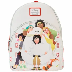 Big Hero 6 - 10th Anniversary Baymax Group Hug 12" Faux Leather Mini Backpack