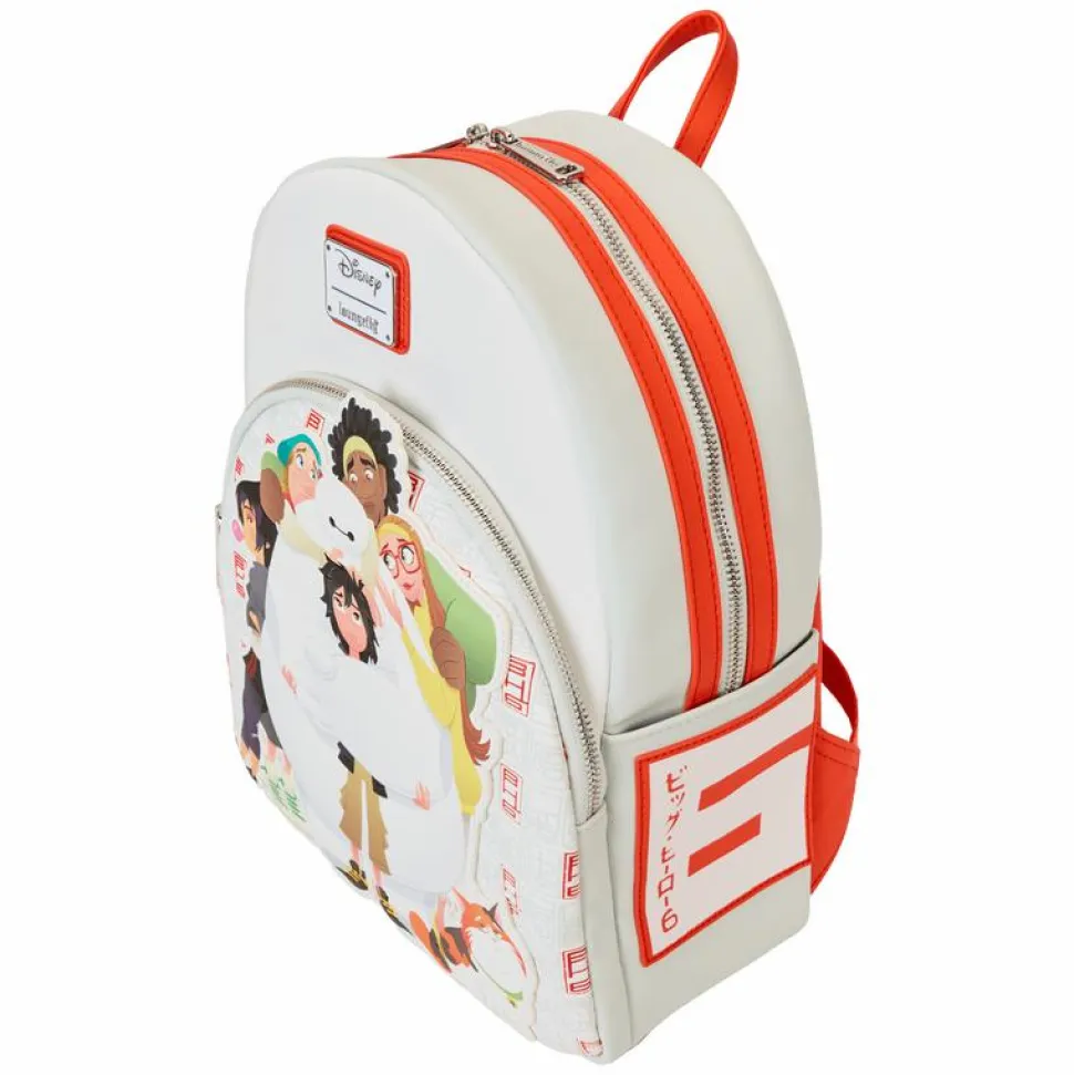 Big Hero 6 - 10th Anniversary Baymax Group Hug 12" Faux Leather Mini Backpack