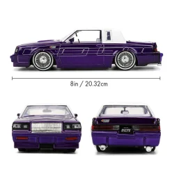 Big Time Muscle - 1987 Buick Grand National (Purple) 1/24th Scale Die-Cast Vehicle Replica