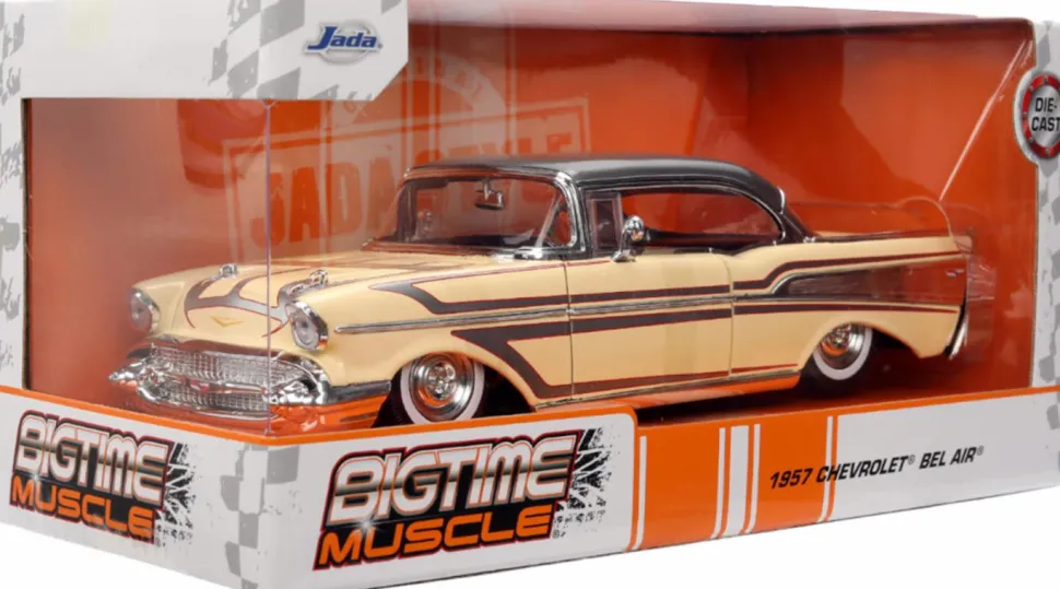 Big Time Muscle - 1957 Chevrolet Bel Air 1/24th Scale Die-Cast Vehicle Replica