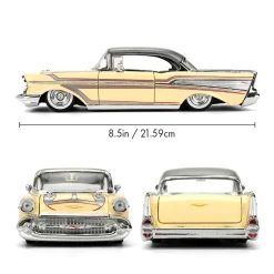 Big Time Muscle - 1957 Chevrolet Bel Air 1/24th Scale Die-Cast Vehicle Replica