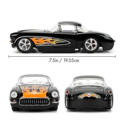 Big Time Muscle - 1957 Chevrolet Corvette 1/24th Scale Die-Cast Vehicle Replica