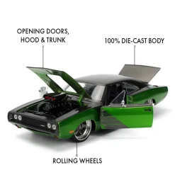 Big Time Muscle - 1970 Dodge Charger R/T 1/24th Scale Die-Cast Vehicle Replica