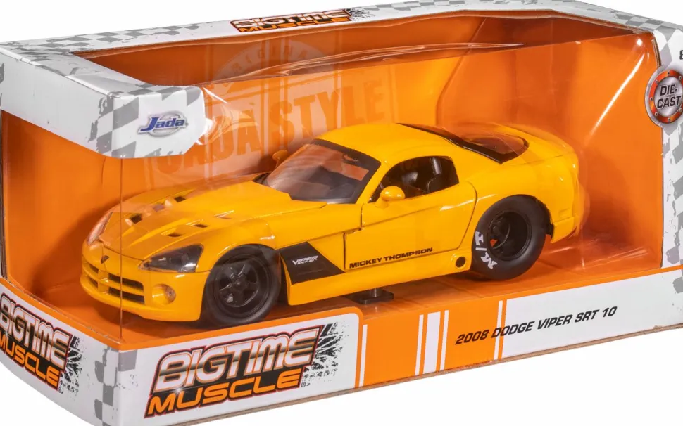 Big Time Muscle - 2008 Dodge Viper SRT 10 1/24th Scale Die-Cast Vehicle Replica