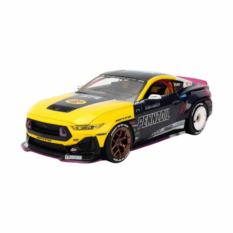Big Time Muscle - Ben Hobson 2024 Ford Mustang RTR Racing 1/24th Scale Die-Cast Vehicle Replica