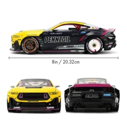 Big Time Muscle - Ben Hobson 2024 Ford Mustang RTR Racing 1/24th Scale Die-Cast Vehicle Replica