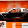 Big Time Muscle - Black/Silver 2008 Ford Shelby Mustang GT-500KR 1/24th Scale Die-Cast Vehicle Replica