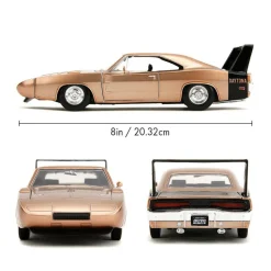Big Time Muscle - Bronze 1969 Dodge Charger Daytona 1/24th Scale Die-Cast Vehicle Replica