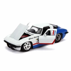Big Time Muscle - Chevy Corvette Stingray 1963 1/24th Scale Die-Cast Vehicle Replica