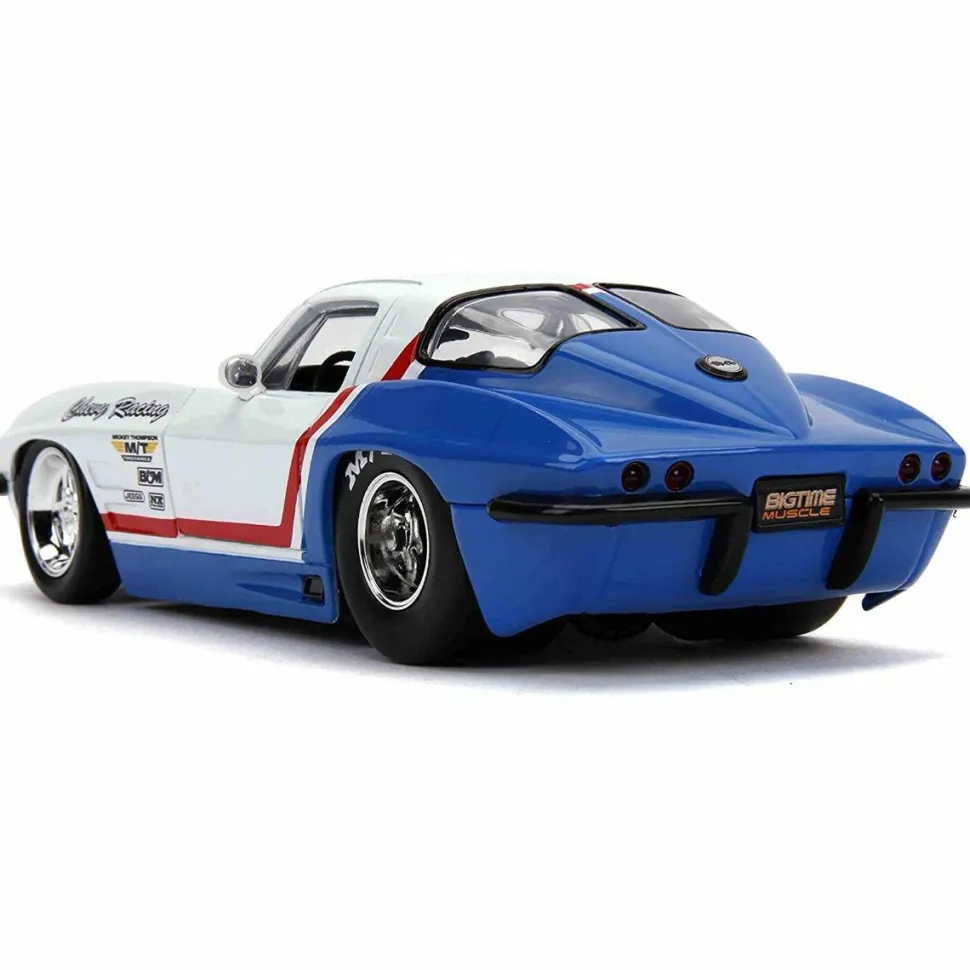 Big Time Muscle - Chevy Corvette Stingray 1963 1/24th Scale Die-Cast Vehicle Replica