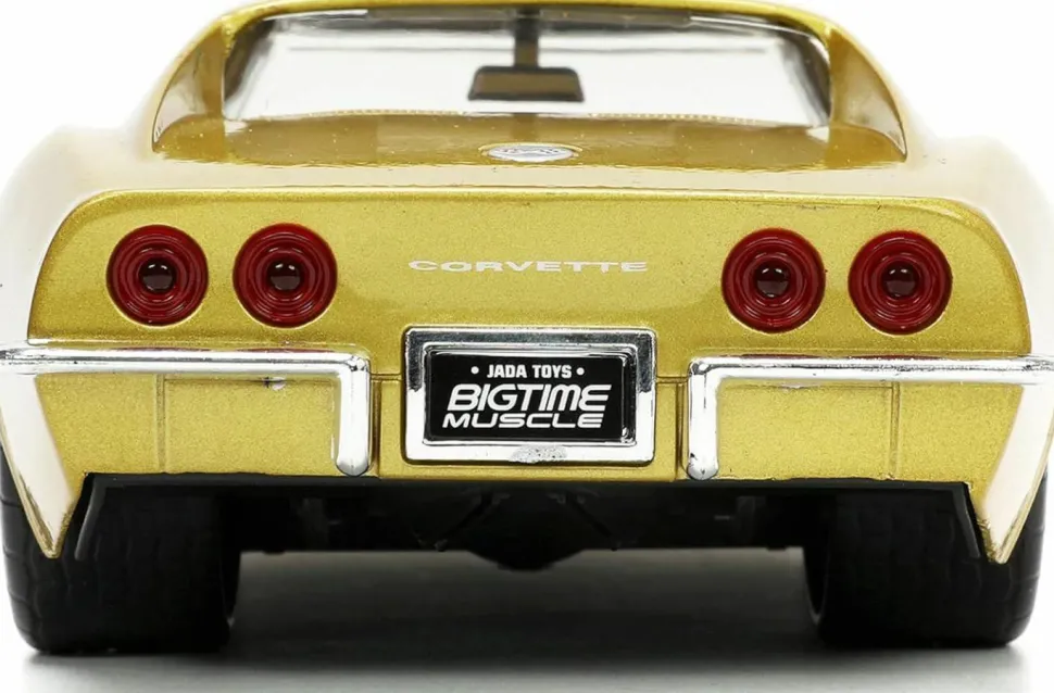 Big Time Muscle - Gold 1969 Corvette Stingray ZL-1 1/24th Scale Die-Cast Vehicle Replica