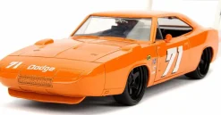 Big Time Muscle - Orange 1969 Dodge Charger Daytona 1/24th Scale Die-Cast Vehicle Replica