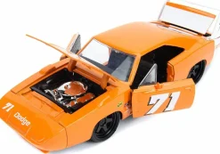 Big Time Muscle - Orange 1969 Dodge Charger Daytona 1/24th Scale Die-Cast Vehicle Replica