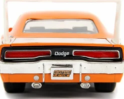 Big Time Muscle - Orange 1969 Dodge Charger Daytona 1/24th Scale Die-Cast Vehicle Replica