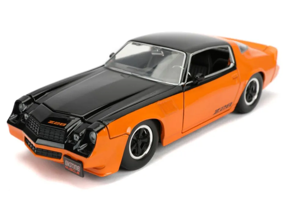 Big Time Muscle - Orange 1979 Chevy Camaro Z28 1/24th Scale Die-Cast Vehicle Replica