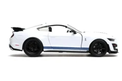 Big Time Muscle - White 2020 Ford Mustang Shelby GT500 1/24th Scale Die-Cast Vehicle Replica