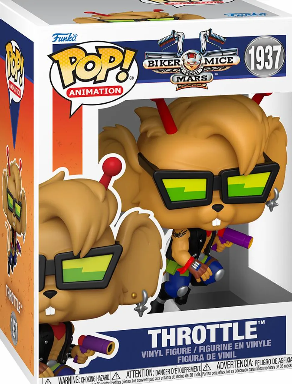 Biker Mice From Mars (1993) - Throttle Pop! Vinyl Figure