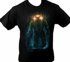 Bioshock - Bioshock 2 - Player Black Male T-Shirt