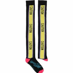 Birds of Prey (2020) - Over the Knee Caution Women’s Socks (One Size)
