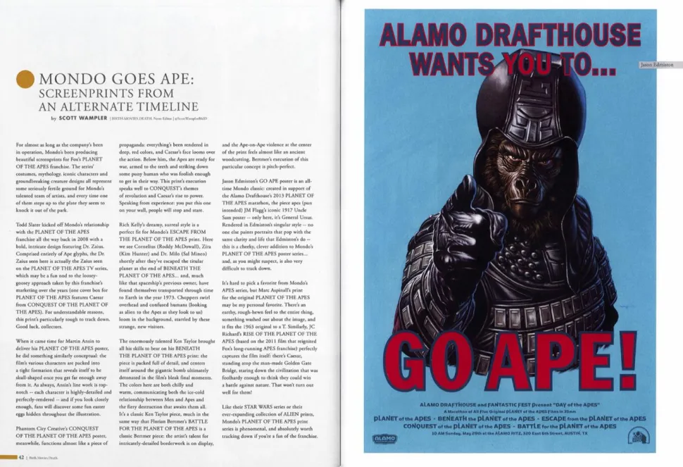 Birth. Movies. Death. - War for the Planet of the Apes Commemorative Issue Paperback Magazine
