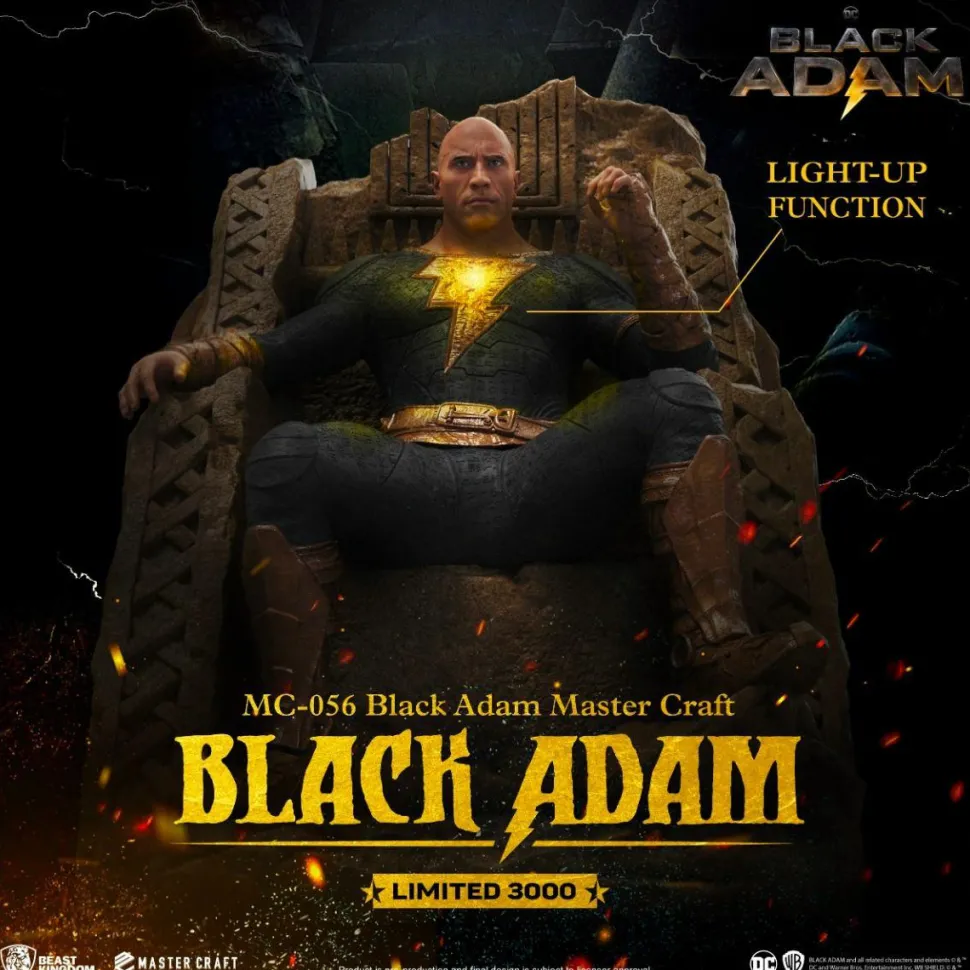 Black Adam (2022) - Black Adam on Throne Master Craft 15" Statue