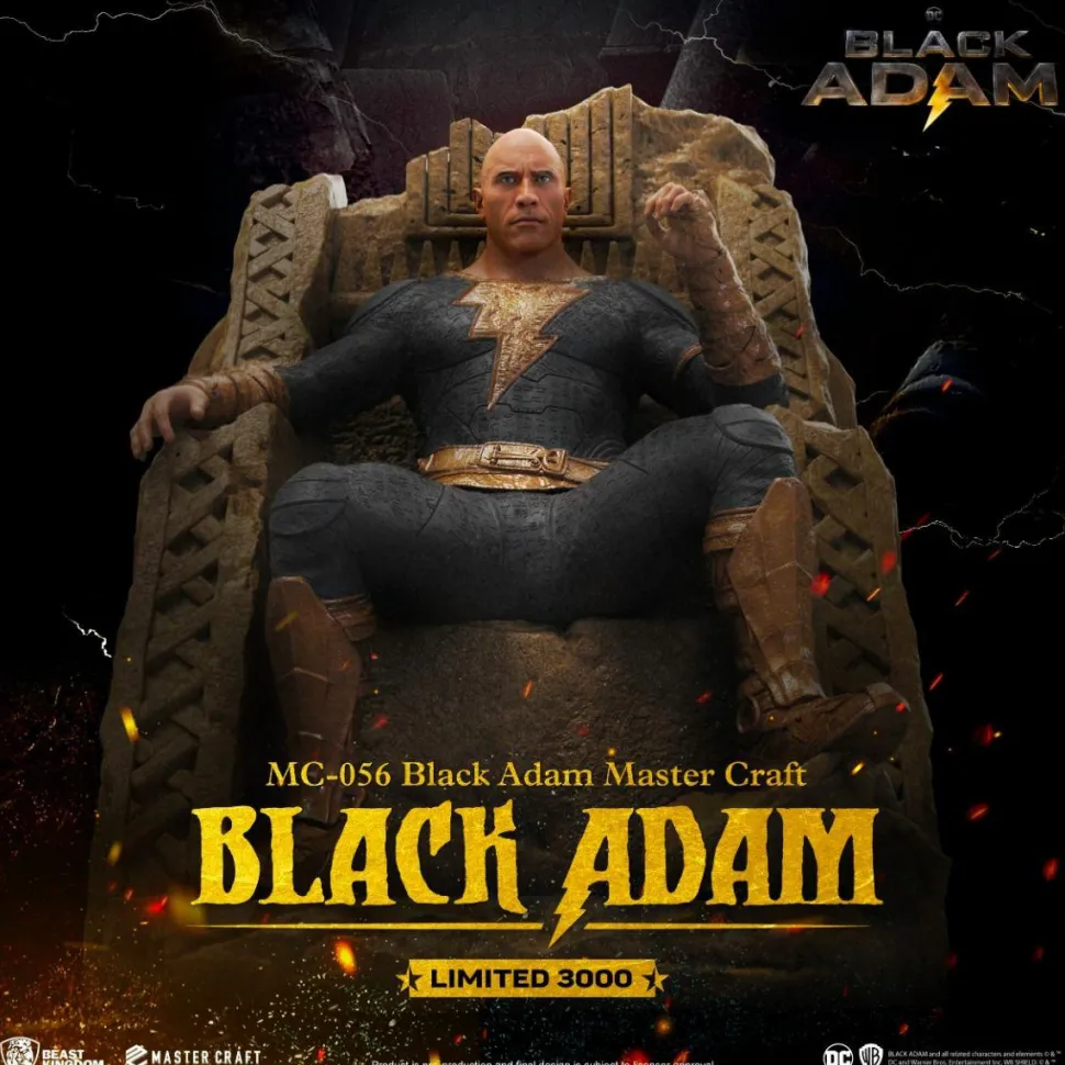 Black Adam (2022) - Black Adam on Throne Master Craft 15" Statue