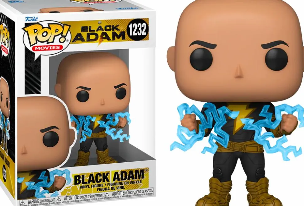 Black Adam (2022) - Black Adam with Lightning Pop! Vinyl Figure