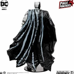 Black Adam - Batman (Line Art Variant) with Comic Book Page Punchers 7” Scale Action Figure Pack