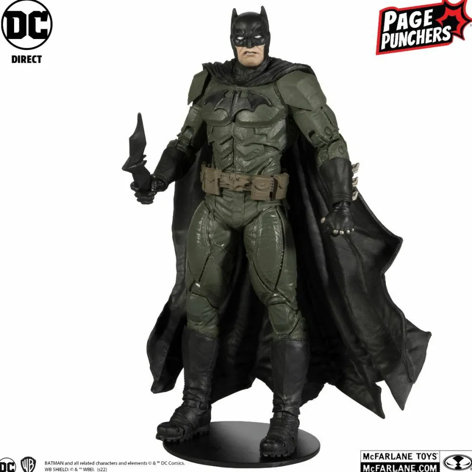 Black Adam - Batman with Comic Book Page Punchers 7” Scale Action Figure Pack