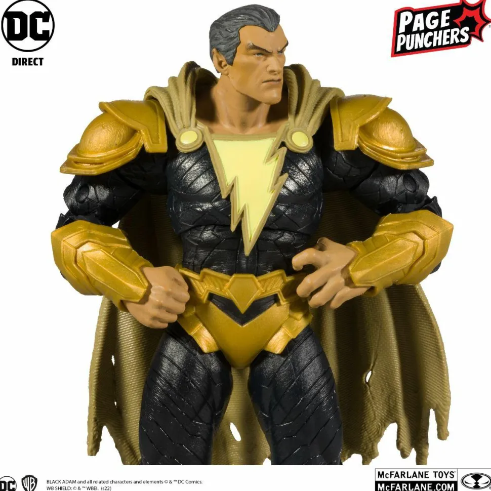 Black Adam - Black Adam with Comic Book Page Punchers 7” Scale Action Figure Pack
