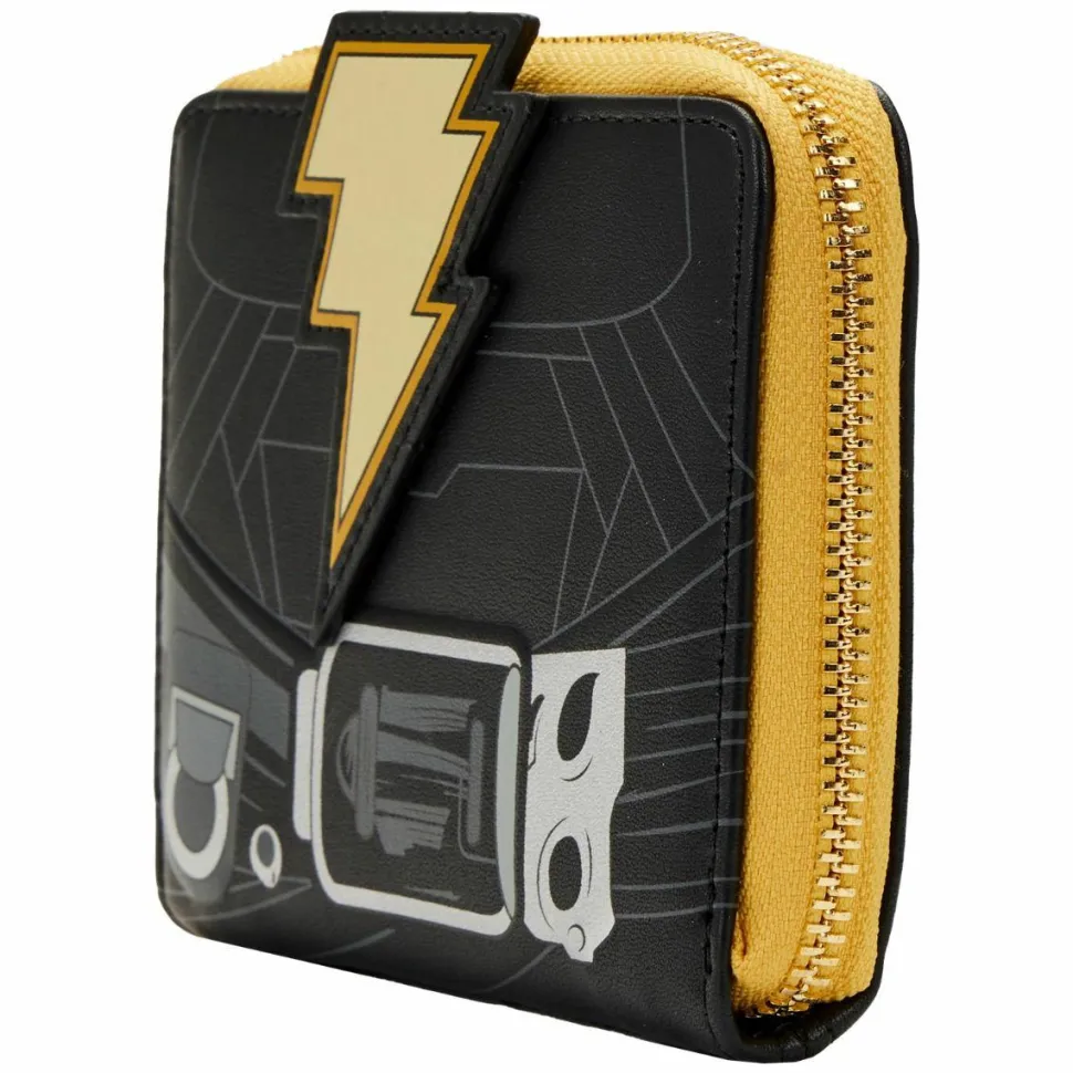 Black Adam - Cosplay Glow in the Dark 4” Faux Leather Zip-Around Wallet