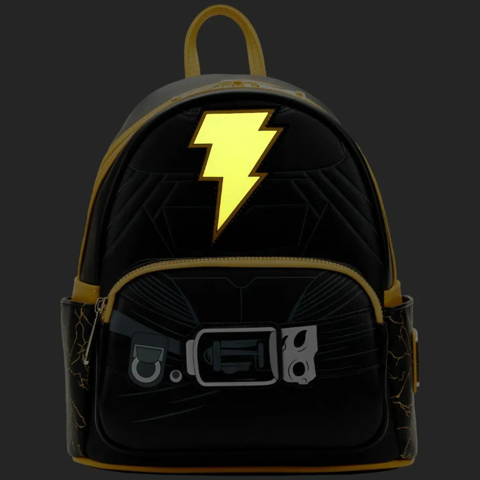Black Adam - Cosplay Light Up 10” Faux Leather Mini Backpack