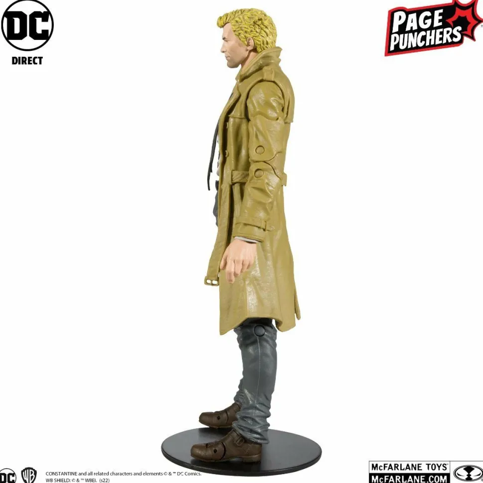 Black Adam - John Constantine with Comic Book Page Punchers 7” Scale Action Figure Pack