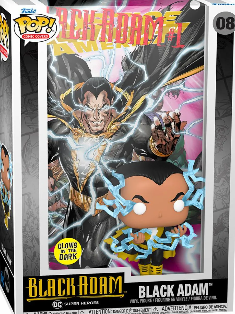 Black Adam - Justice League of America #7.4 Glow in the Dark Pop! Comic Covers Vinyl Figure