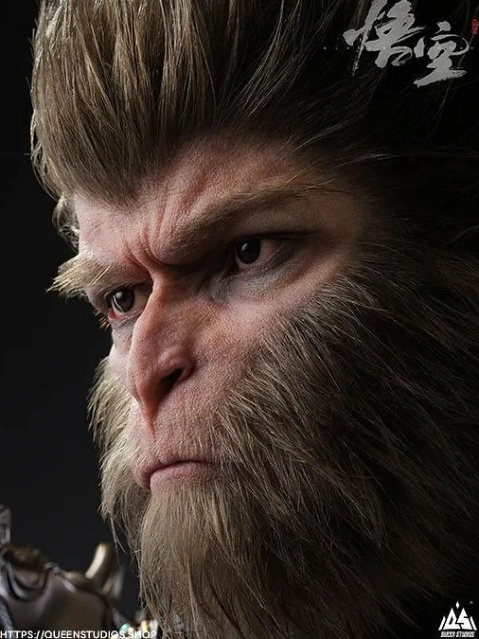 Black Myth: Wukong - The Destined One 1:1 Scale Life-Size Bust