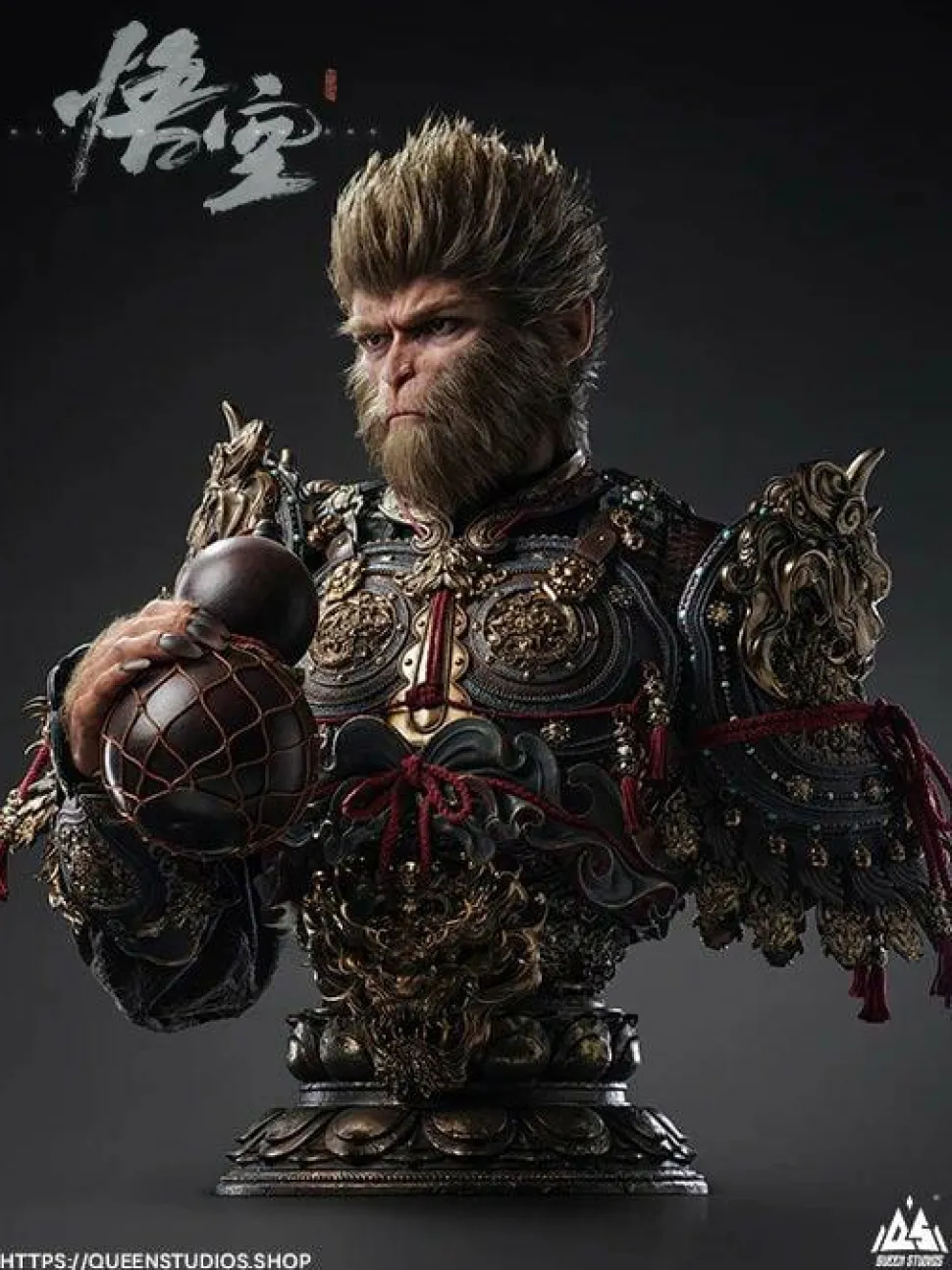 Black Myth: Wukong - The Destined One 1:1 Scale Life-Size Bust