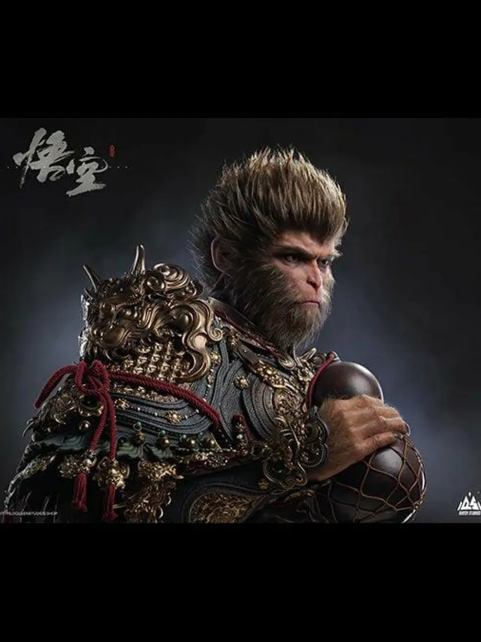 Black Myth: Wukong - The Destined One 1:1 Scale Life-Size Bust