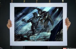Black Panther (2018) - Black Panther vs Erik Killmonger Fine Art Print by Adi Granov