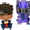 Black Panther (2018) - Black Panther & Movbi Cosbaby Hot Toys Bobble-Head Figure 2-Pack