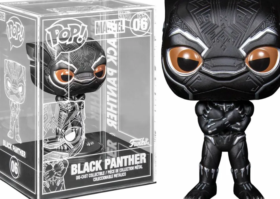 Black Panther (2018) - Black Panther Diecast Metal Pop! Vinyl Figure (Funko / Popcultcha Exclusive)