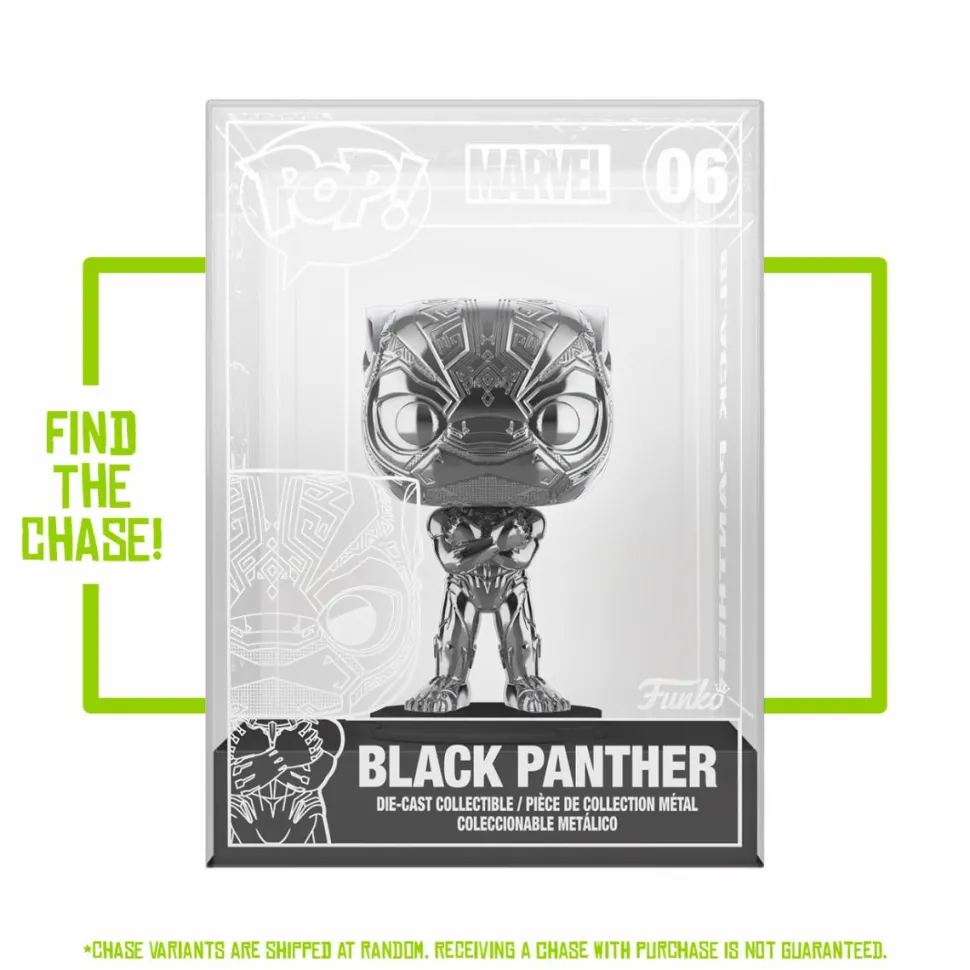 Black Panther (2018) - Black Panther Diecast Metal Pop! Vinyl Figure (Funko / Popcultcha Exclusive)