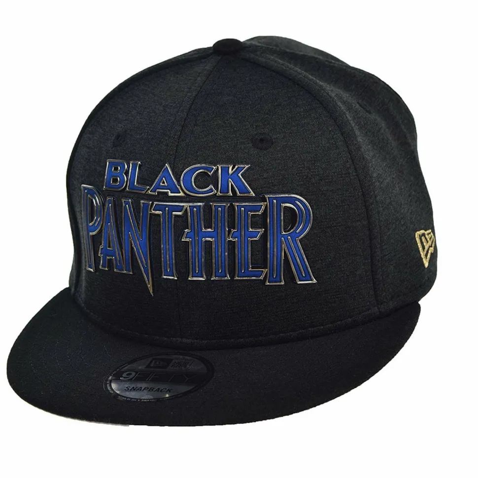 Black Panther (2018) - Blue Logo Snapback Hat