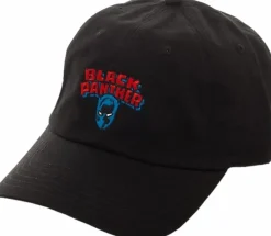 Black Panther - Blue Logo Embroidered Hat